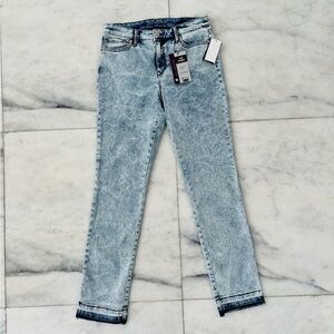 Gloria Vanderbilt Jeans Acid Wash All Around Slimming Straight Leg Womens 8 NWT